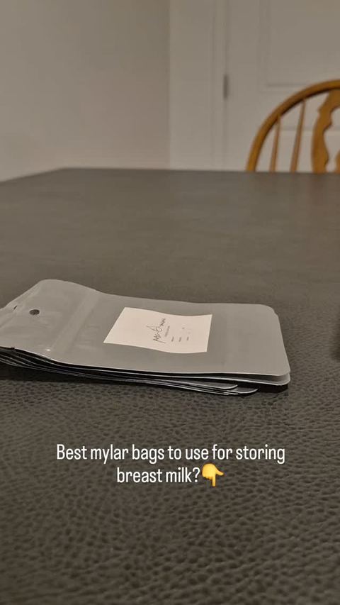 Best mylar bags for storing breast milk